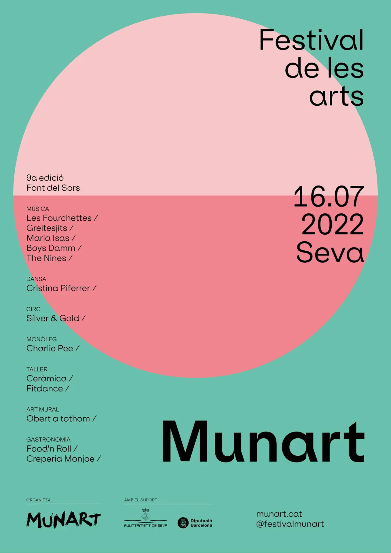 Munart - festival de les arts - Seva - Montseny - Alucina estudi de branding i disseny gràfic - Osona - Barcelona