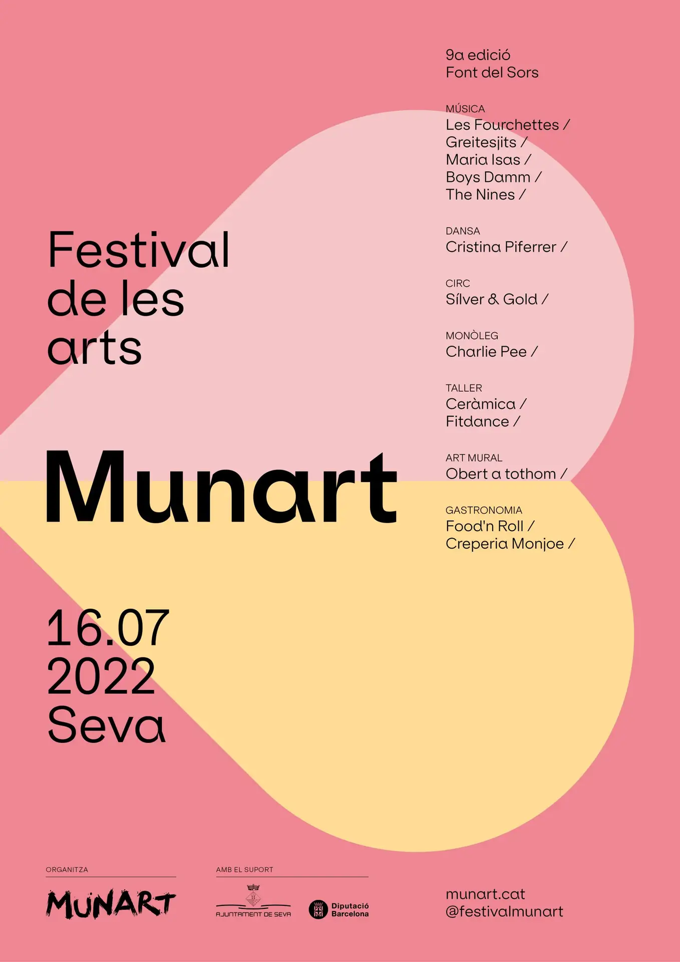 Munart - festival de les arts - Seva - Montseny - Alucina estudi de branding i disseny gràfic - Osona - Barcelona