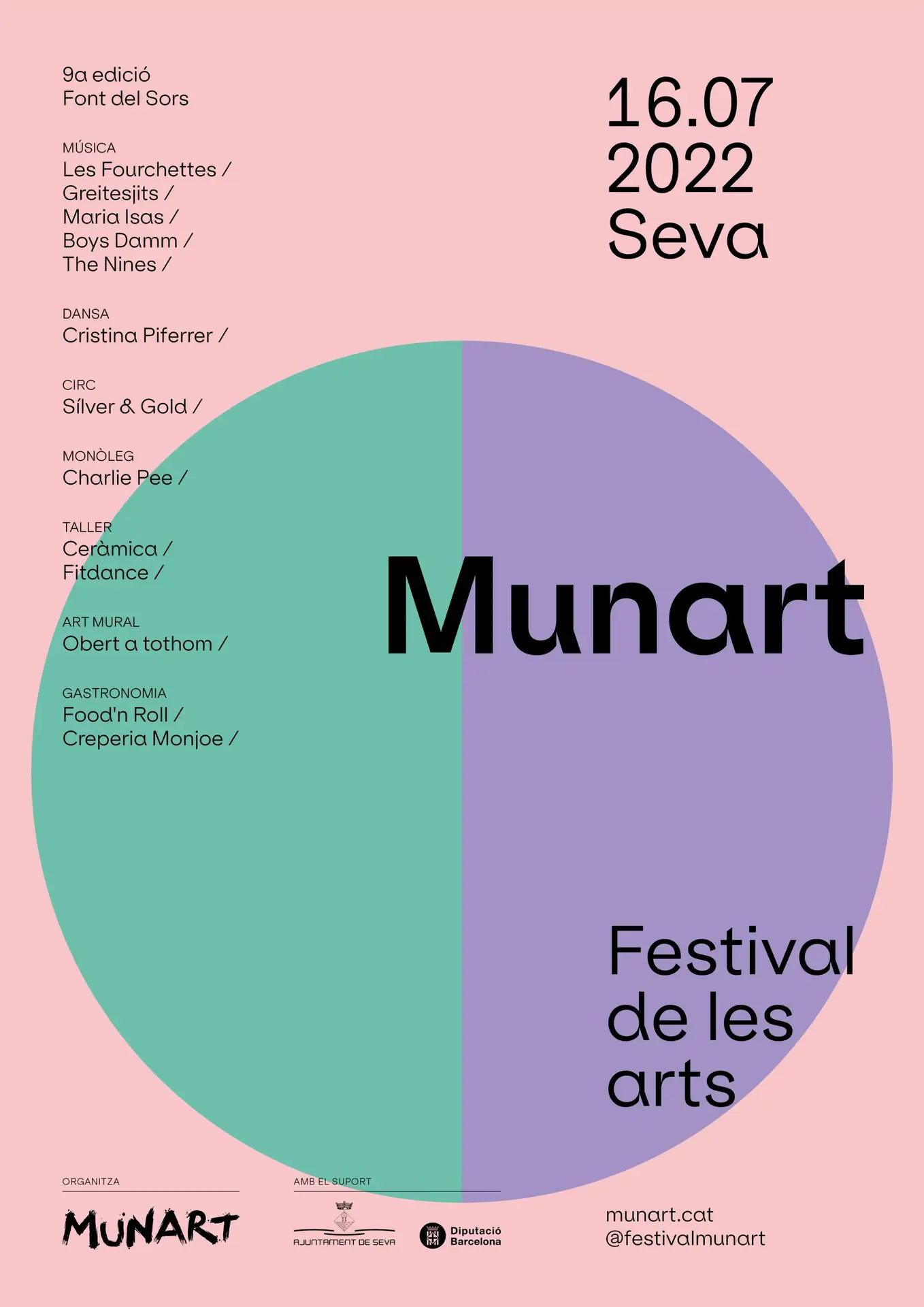 Munart - festival de les arts - Seva - Montseny - Alucina estudi de branding i disseny gràfic - Osona - Barcelona