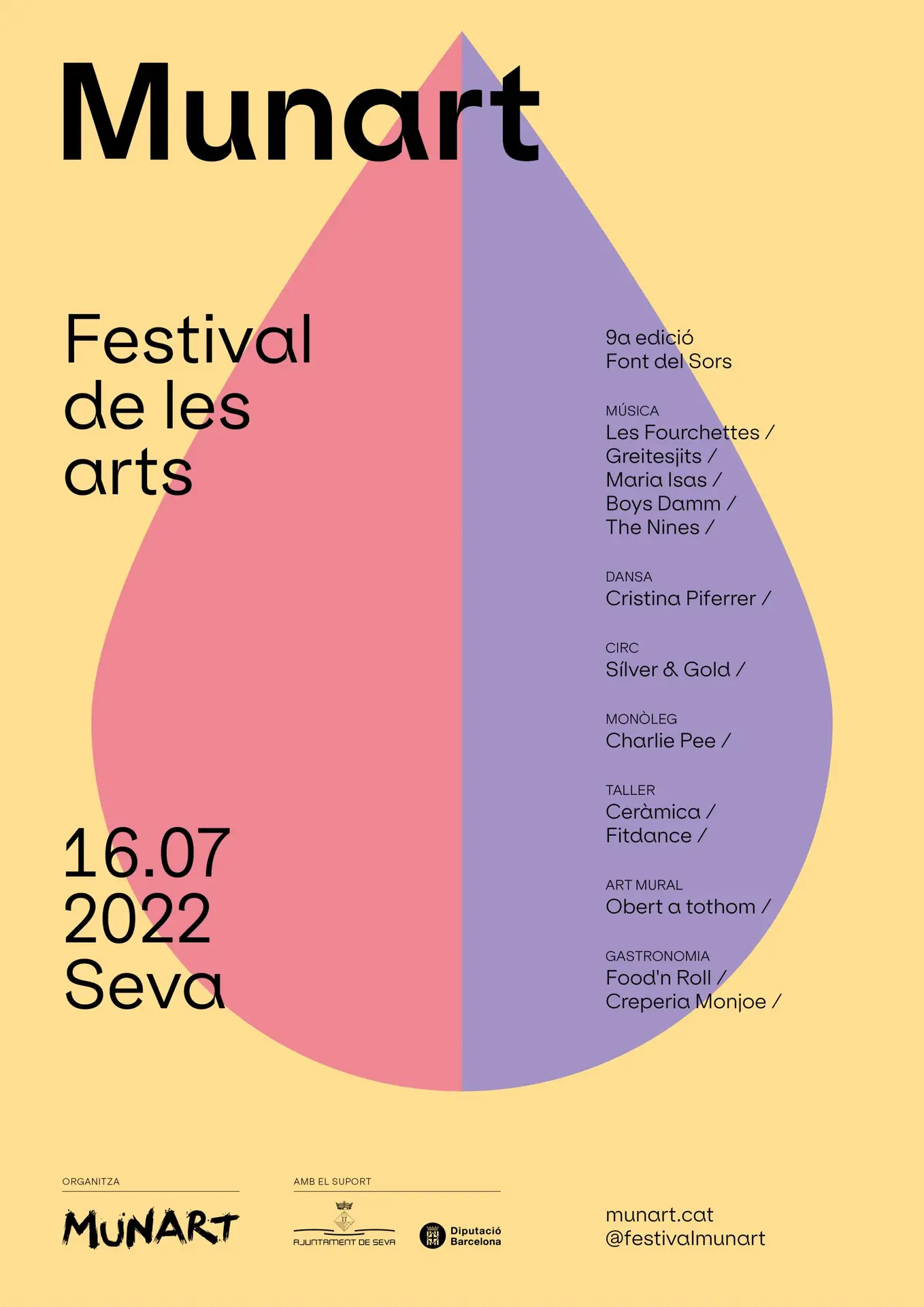 Munart - festival de les arts - Seva - Montseny - Alucina estudi de branding i disseny gràfic - Osona - Barcelona